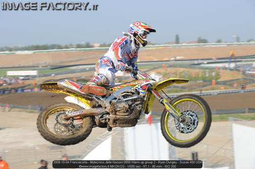 2009-10-04 Franciacorta - Motocross delle Nazioni 0858 Warm up group 2 - Ryan Dungey - Suzuki 450 USA